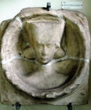 Grabrelief einer Norikerin (Lapidarium des Landesmuseums in Klagenfurt, Krnten, sterreich)